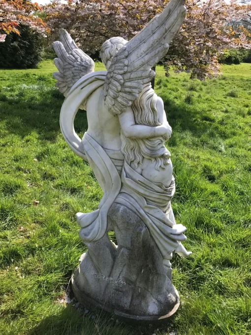 Cupid & Psyche 197cm Marble Garden Statue