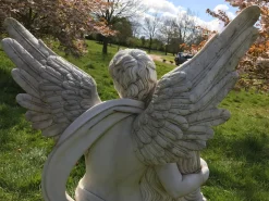 Cupid & Psyche 197cm Marble Garden Statue