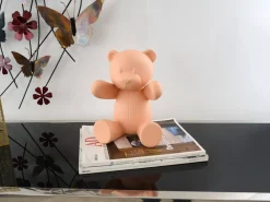 Dream Bear 22cm Pink Resin Indoor Sculpture