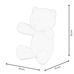 Dream Bear 22cm Pink Resin Indoor Sculpture