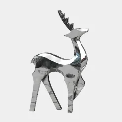 Dynamic Deer 158cm Metal Garden Sculpture