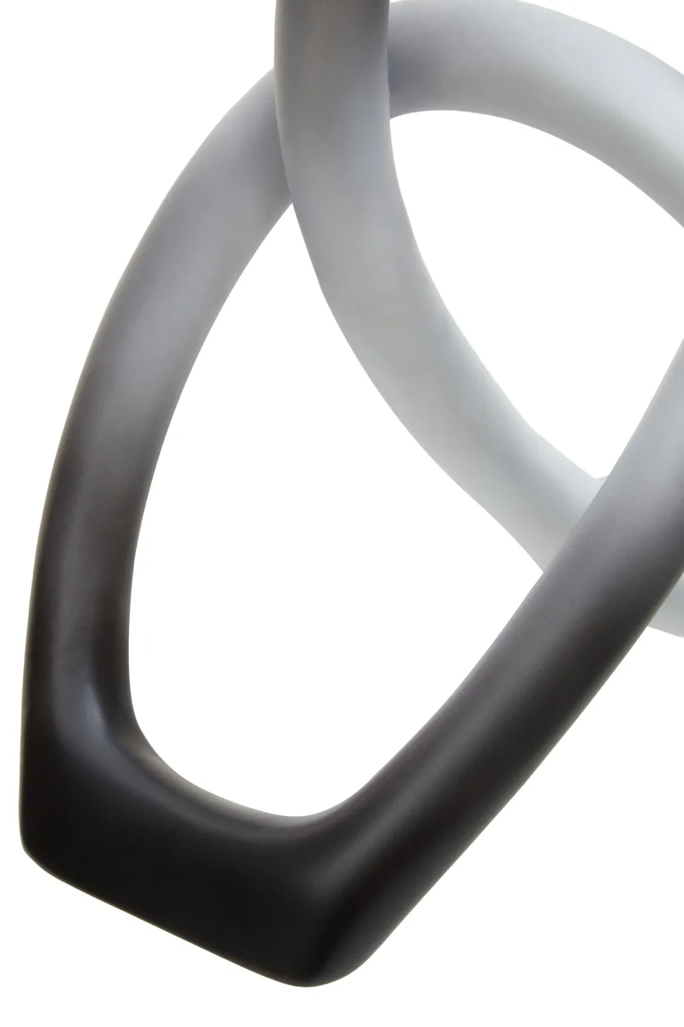 Eternal Curves 19cm Black & White Resin Indoor Sculpture