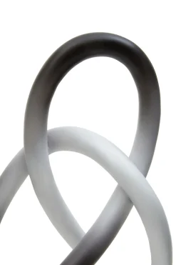 Eternal Curves 19cm Black & White Resin Indoor Sculpture