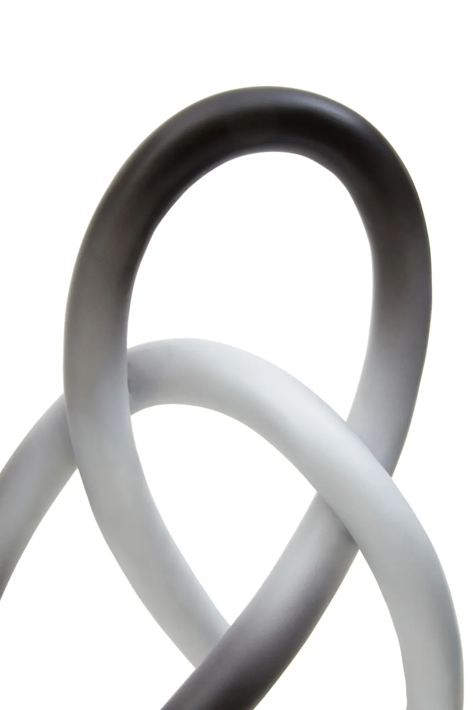 Eternal Curves 19cm Black & White Resin Indoor Sculpture