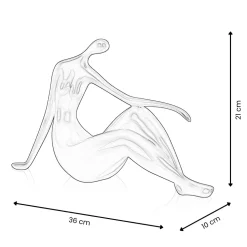 Eternal Grace 21cm Gold Resin Indoor Sculpture