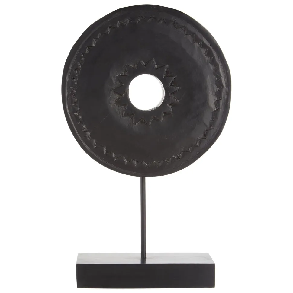 Eternal Loop 44cm Black Wood Indoor Sculpture