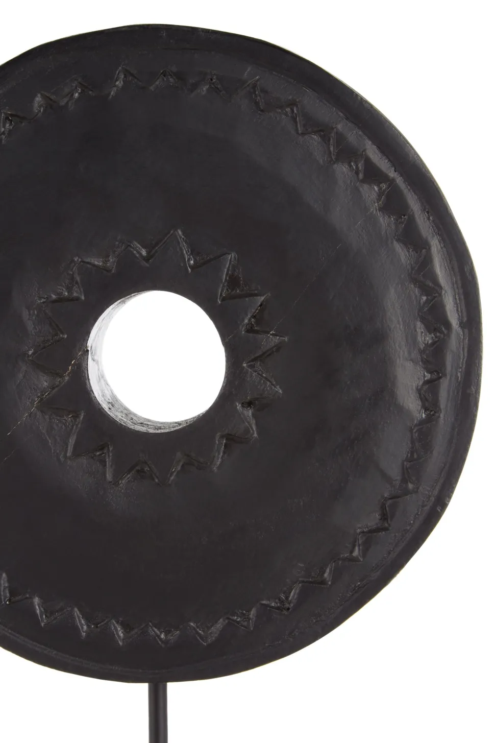 Eternal Loop 44cm Black Wood Indoor Sculpture