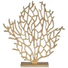 Euphoric Coral 40cm Gold Metal Indoor Sculpture