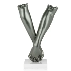 Everlasting Embrace 44cm Anthracite Resin Indoor Sculpture