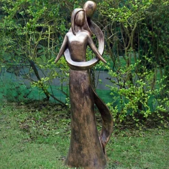 Everlasting Love 85cm Bronze Resin Garden Statue