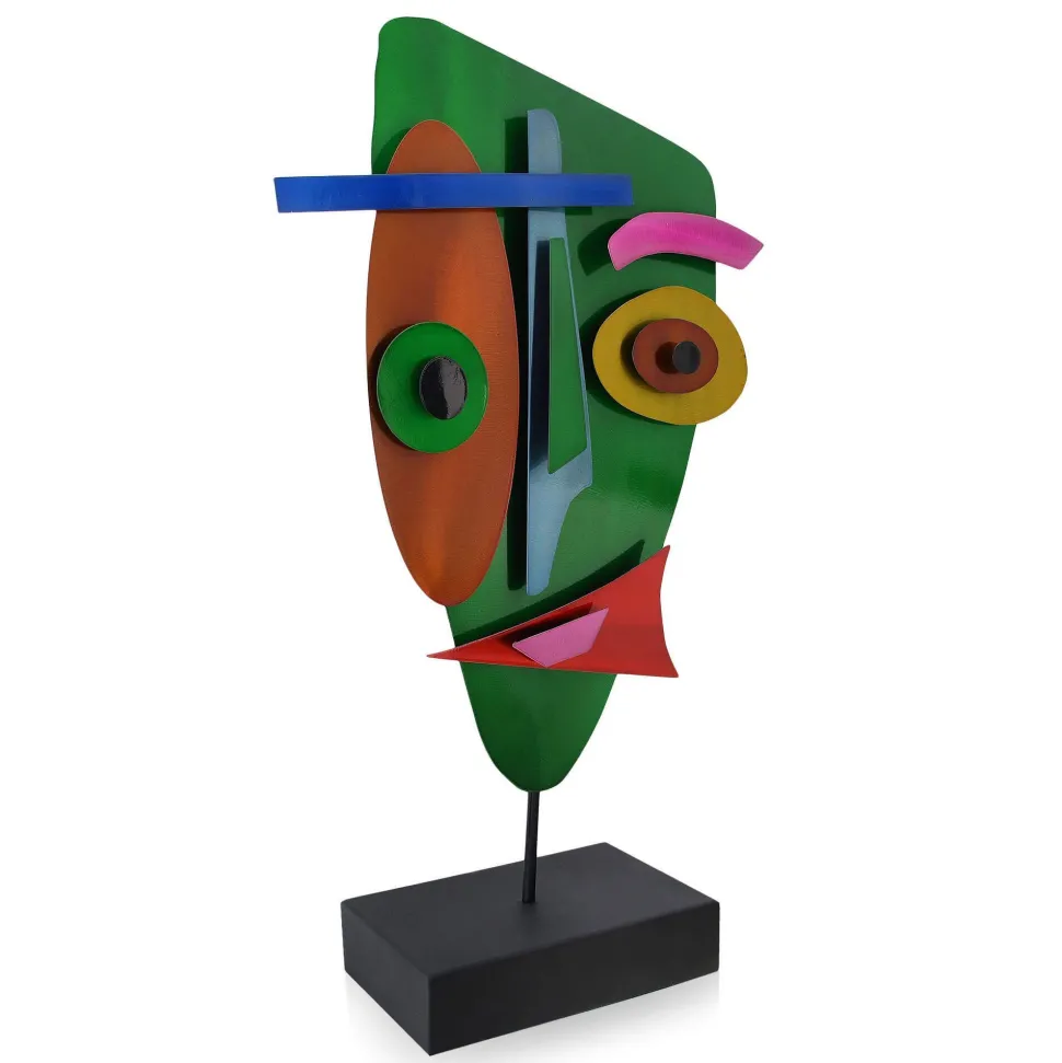 Evolving Visage 59cm Abstract Metal Indoor Sculpture