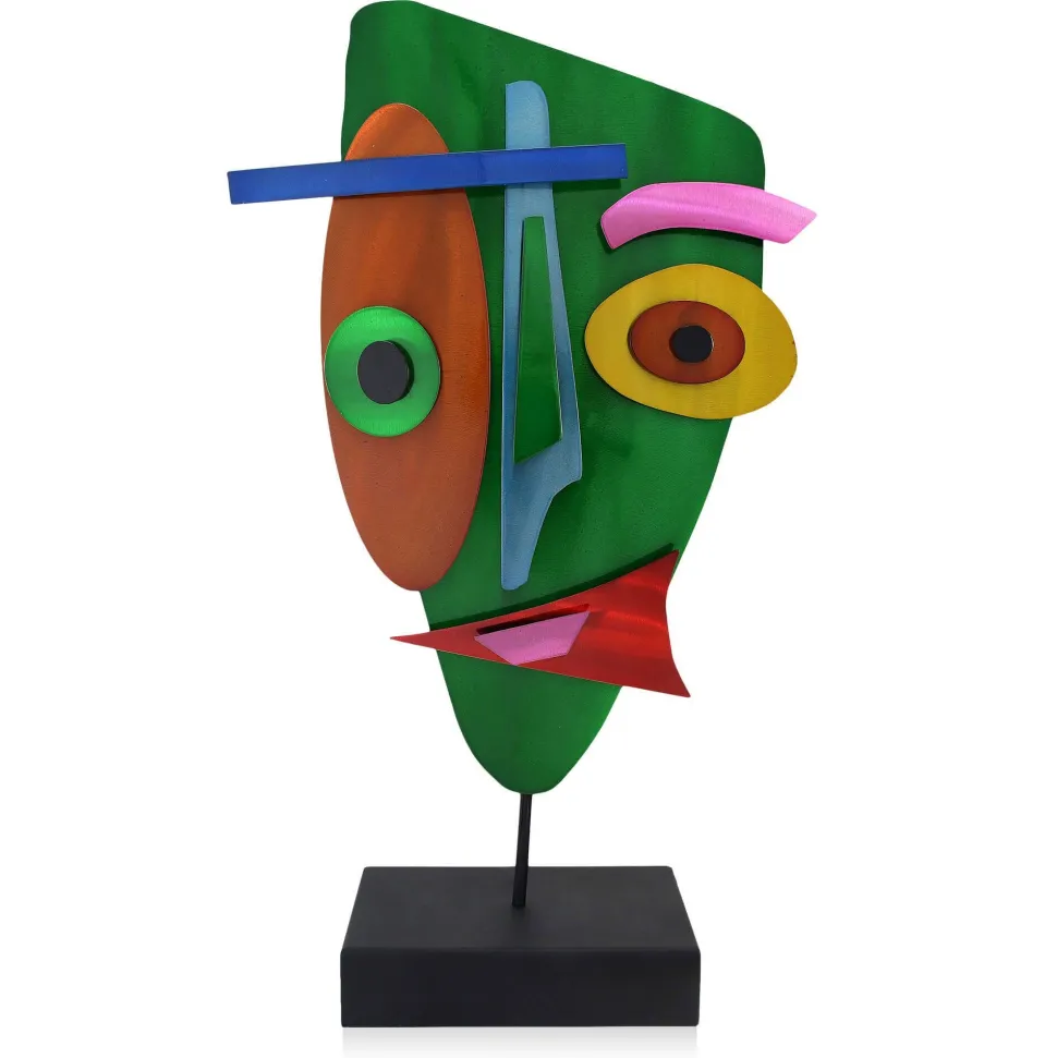 Evolving Visage 59cm Abstract Metal Indoor Sculpture
