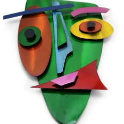 Evolving Visage 59cm Abstract Metal Indoor Sculpture
