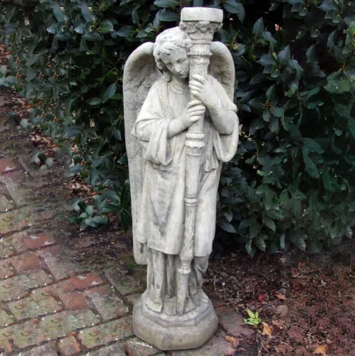 Fallen Angel Stone Garden Statue