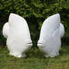 Fish Marble Resin Garden Ornaments