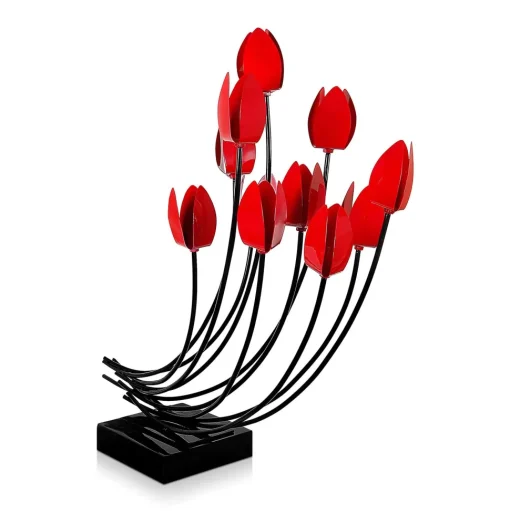 Floral Symphony 74cm Metal Indoor Sculpture