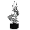 Frozen Motion 86cm Silver Resin Indoor Sculpture