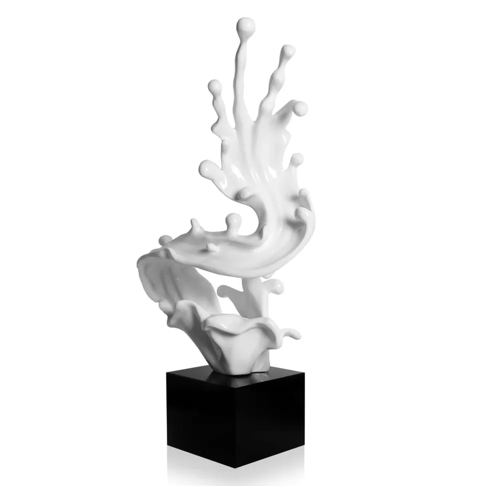 Frozen Motion 86cm White Resin Indoor Sculpture