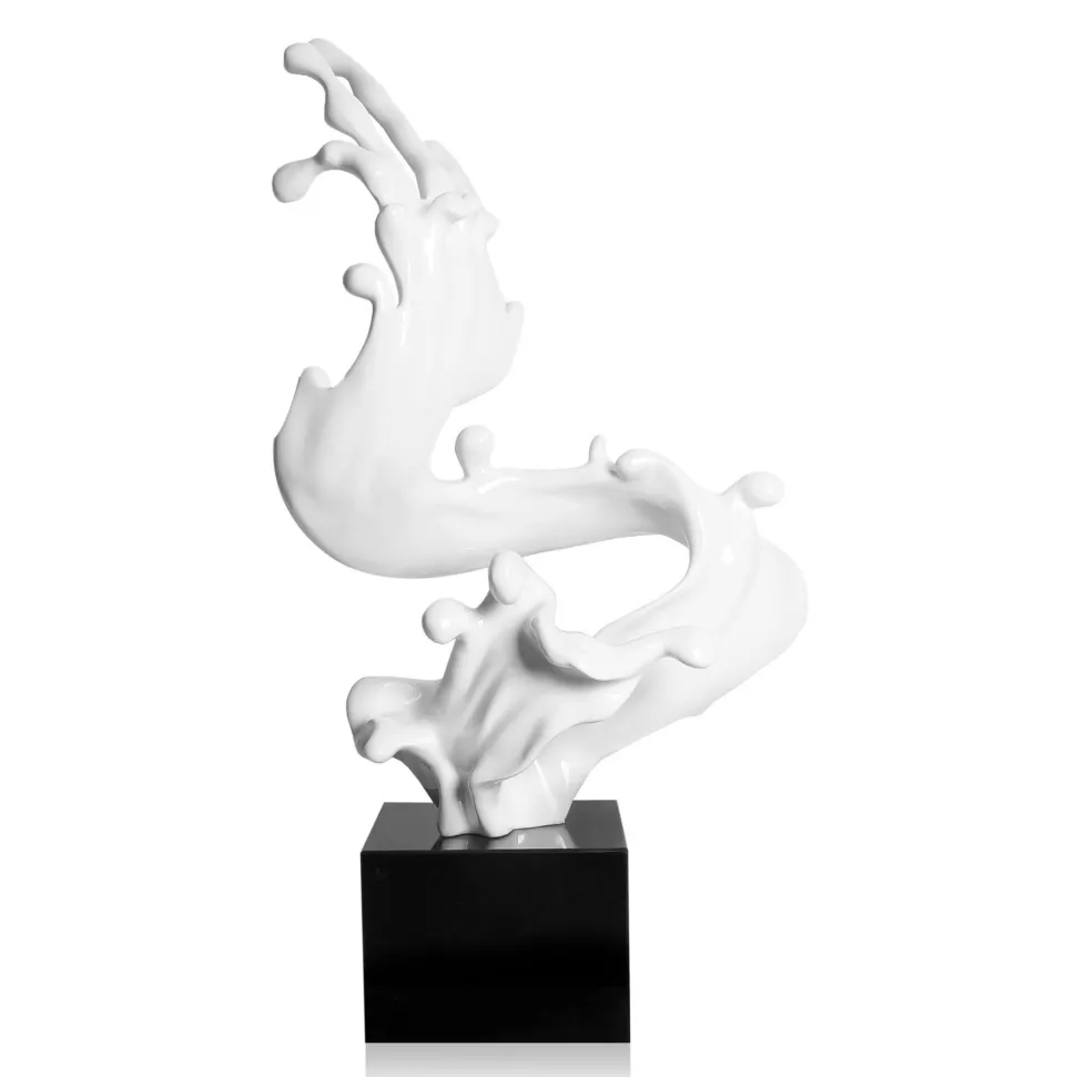 Frozen Motion 86cm White Resin Indoor Sculpture
