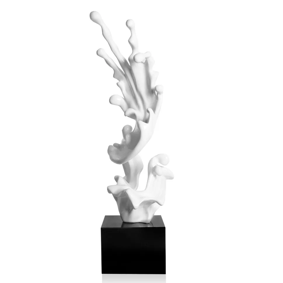 Frozen Motion 86cm White Resin Indoor Sculpture