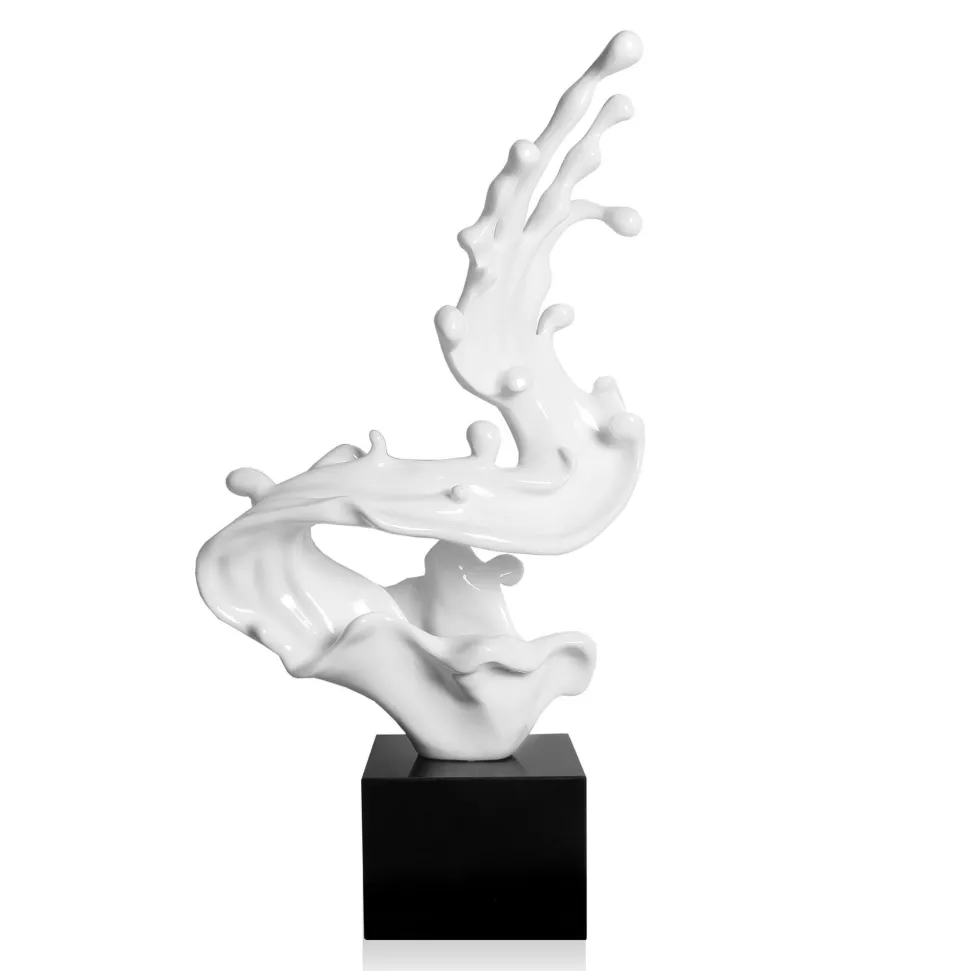 Frozen Motion 86cm White Resin Indoor Sculpture