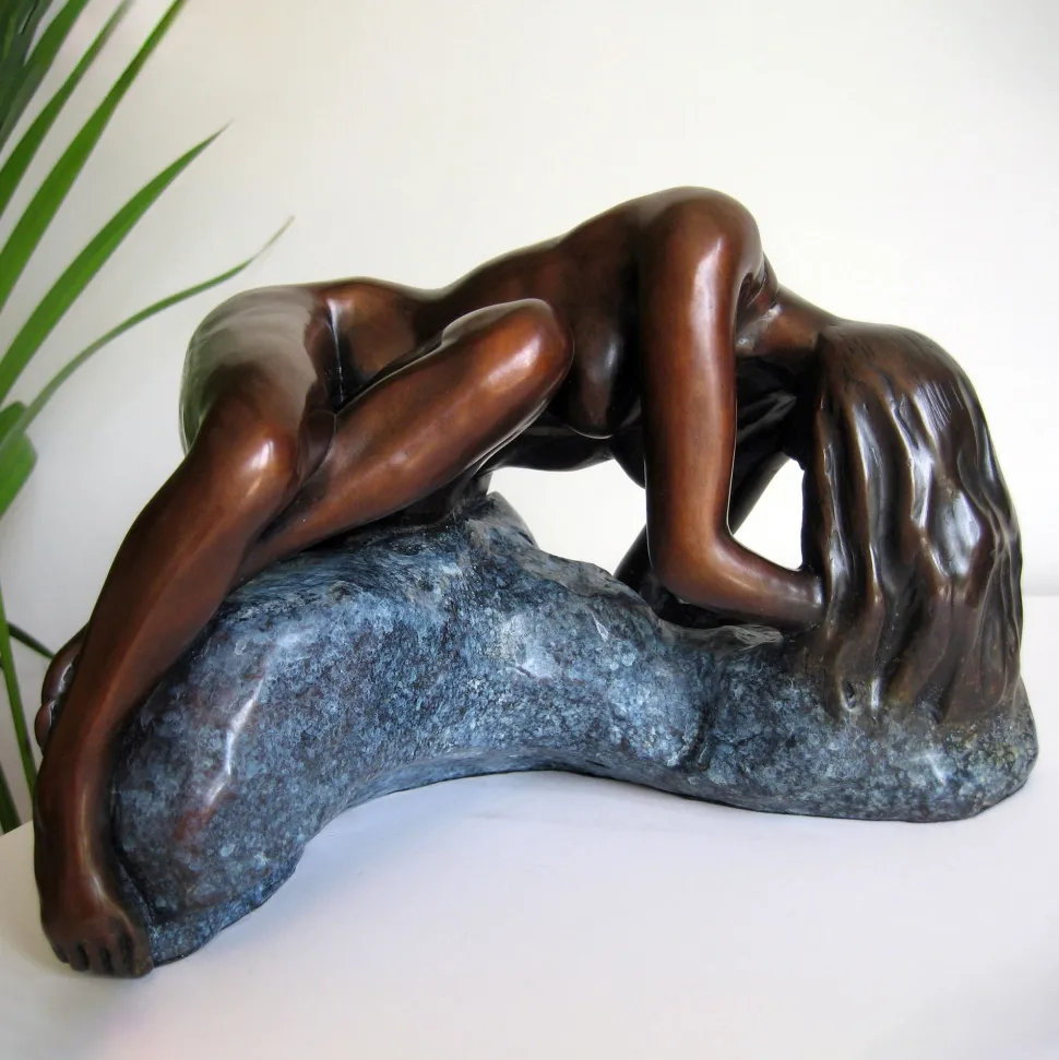 Gaia Figurine Bronze Indoor Sculpture