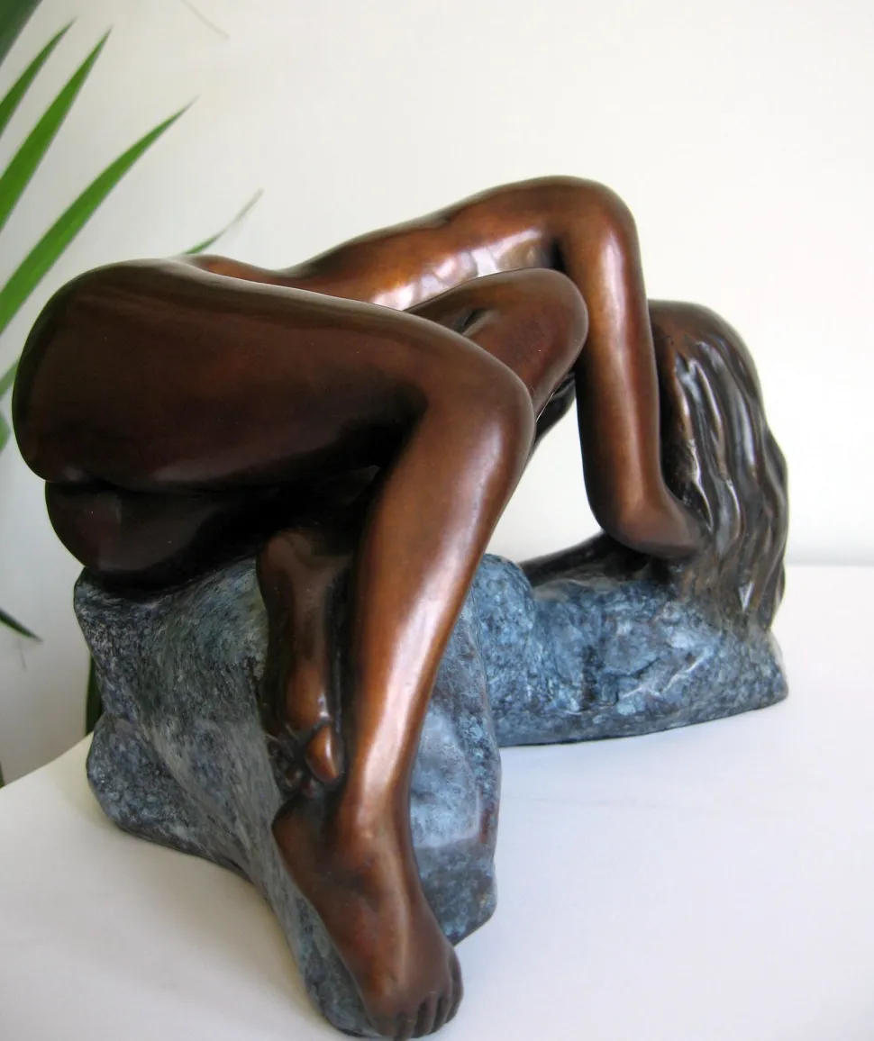 Gaia Figurine Bronze Indoor Sculpture