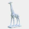 Gigantic Giraffe 350cm White Marble Garden Statue v6