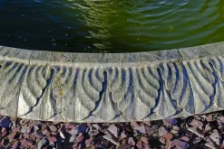 Grand Triple Tier 4m Emerald Marble Stone Water Fountain Feature