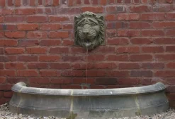 Half Circle Large Stone Pool Surround Water Feature