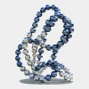 Hyper Bubbles 162cm Silver Metal Garden Sculpture