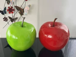 Iconic Apple 30cm Red Resin Indoor Sculpture