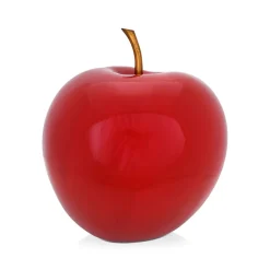 Iconic Apple 30cm Red Resin Indoor Sculpture