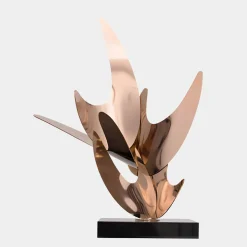 Infinite Bloom 71cm Copper Metal Indoor Sculpture