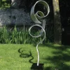 Infinite 130cm Metal Stainless Metal Garden Sculpture