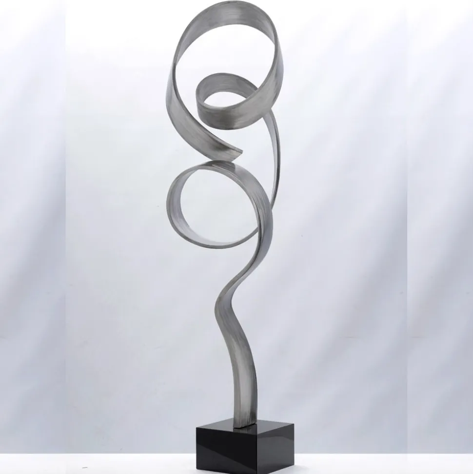 Infinite 130cm Metal Stainless Metal Garden Sculpture