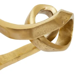 Infinite Loop 17cm Gold Metal Indoor Sculpture