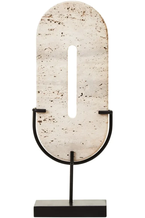 Infinite Oval 60cm Stone Indoor Sculpture