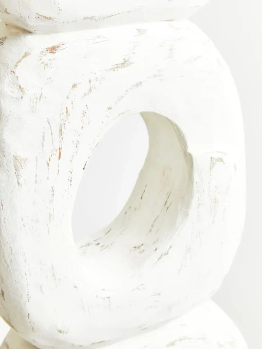 Infinite Quartet 61cm White Wood Indoor Sculpture