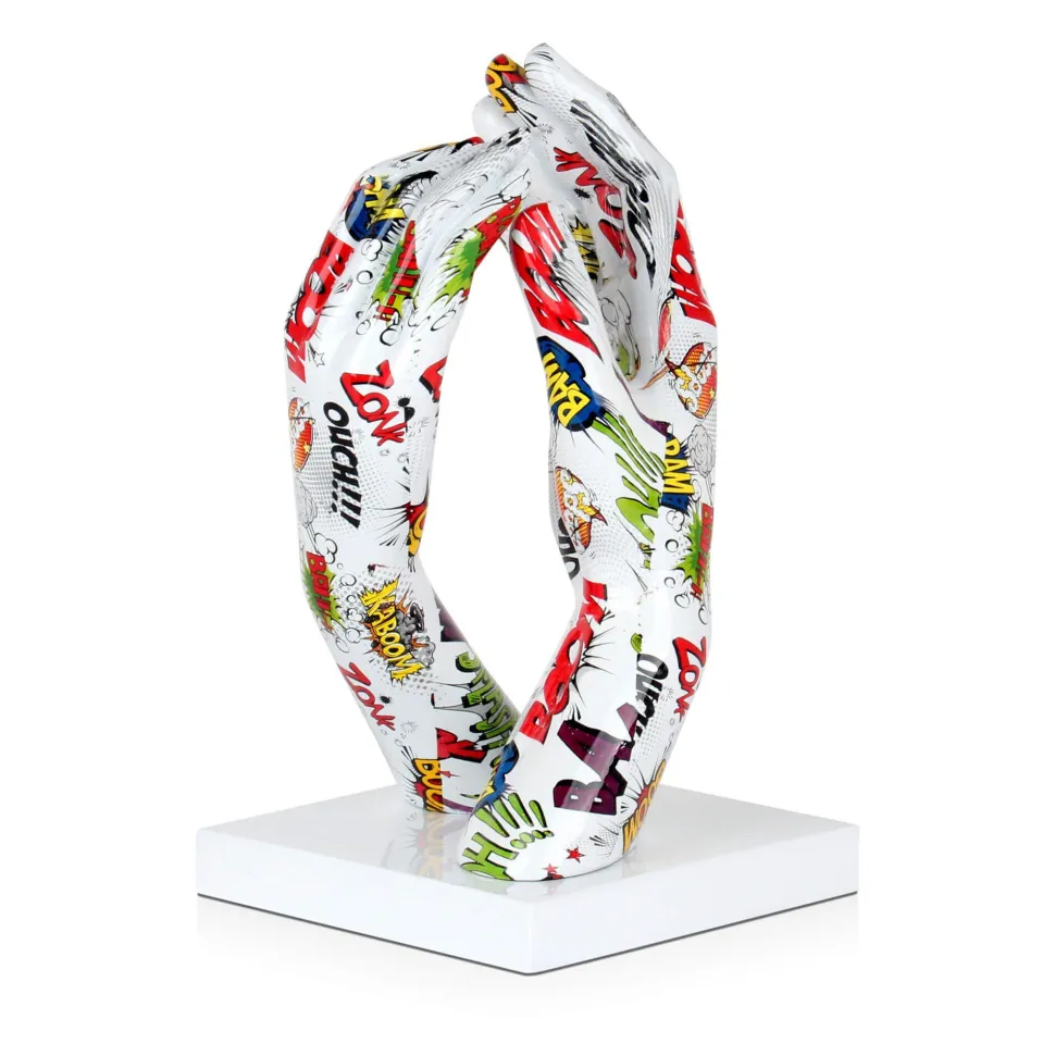 Infinite Touch 36cm Pop Art Resin Indoor Sculpture
