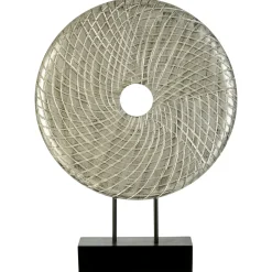 Infinity Core 50cm Silver Wood Indoor Sculpture