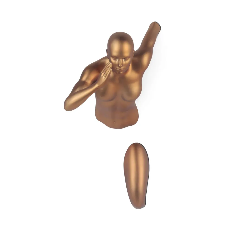 Infinity Woman 28cm Bronze Resin Wall Sculpture