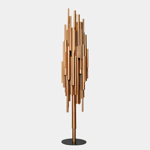 Light Symphony 165cm Copper Metal Garden Sculpture