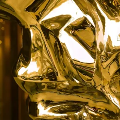 Liquid Mirage 155cm Gold Metal Garden Sculpture