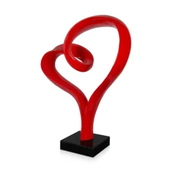 Love Flux 46cm Red Resin Indoor Sculpture