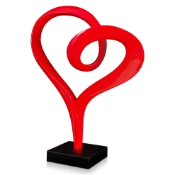 Love Flux 73cm Red Resin Indoor Sculpture