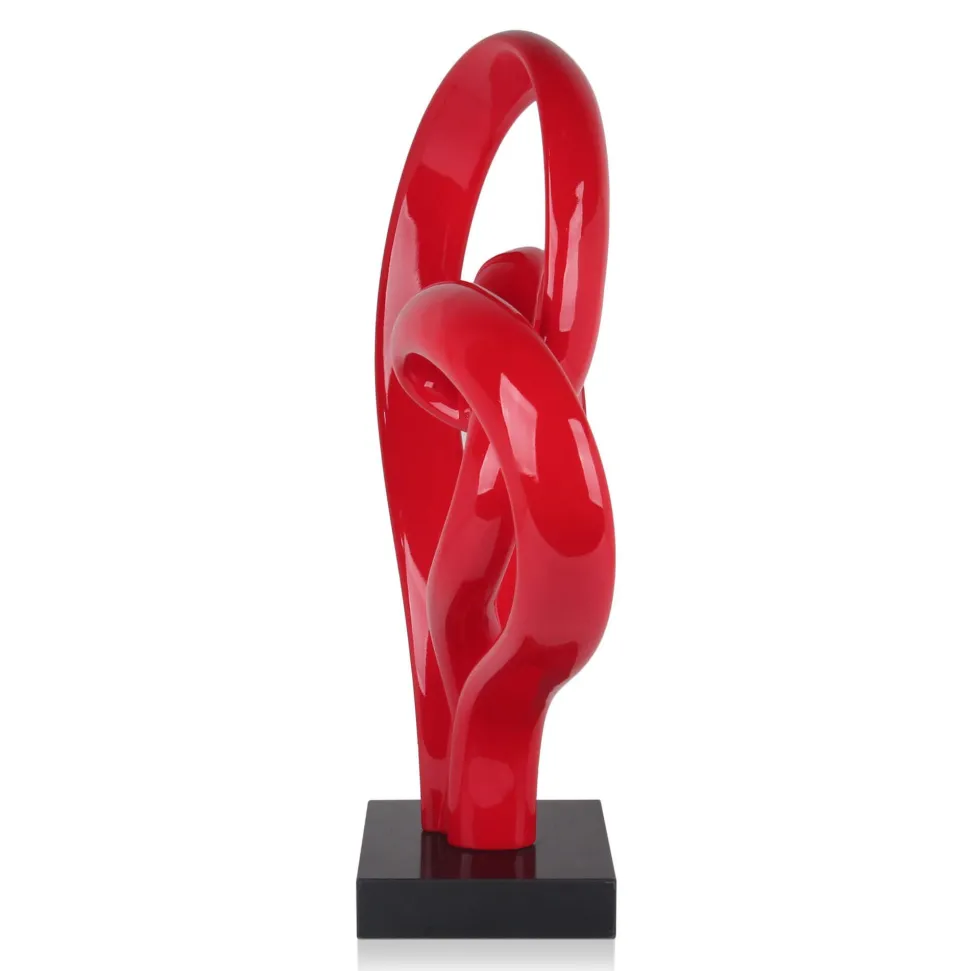 Love Fusion 73cm Red Resin Indoor Sculpture