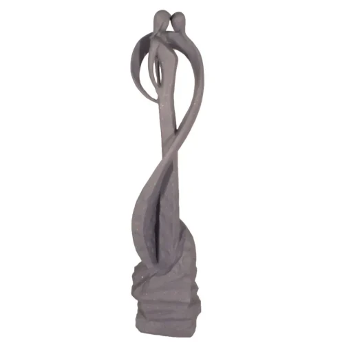 Loving Kiss 82cm Modern Poly Resin Garden Statue
