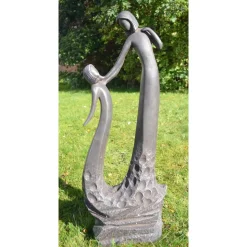 Loving Mother Modern Poly Resin Garden Statue