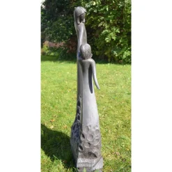 Loving Mother Modern Poly Resin Garden Statue